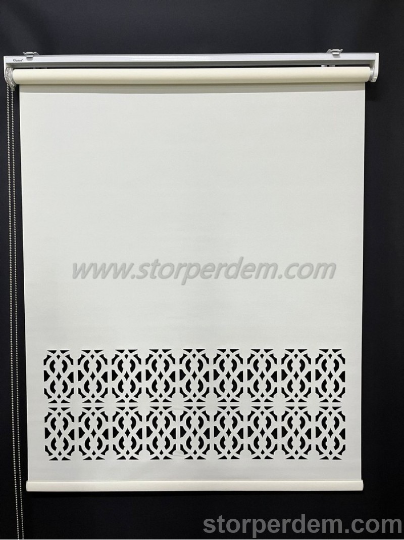 LAZER KESİM STOR PERDE DESEN NO 142
